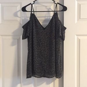 Ann Taylor loft cold shoulder top